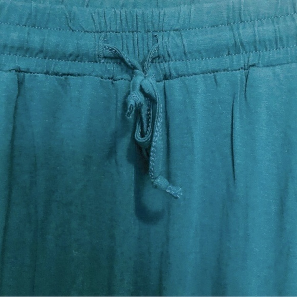 DIBAOLONG Teal Draw-String Joggers - Picture 2 of 8